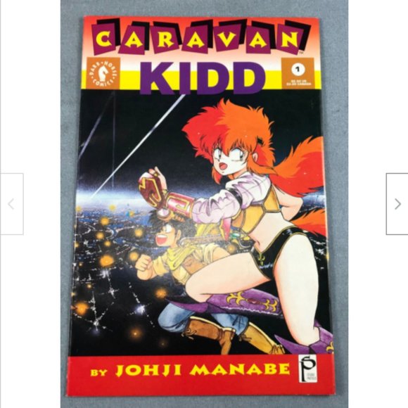 1992 ENGLISH Caravan Kidd #1 Dark Horse Comic Manga Johji Manabe Proteus Studio - Picture 1 of 2